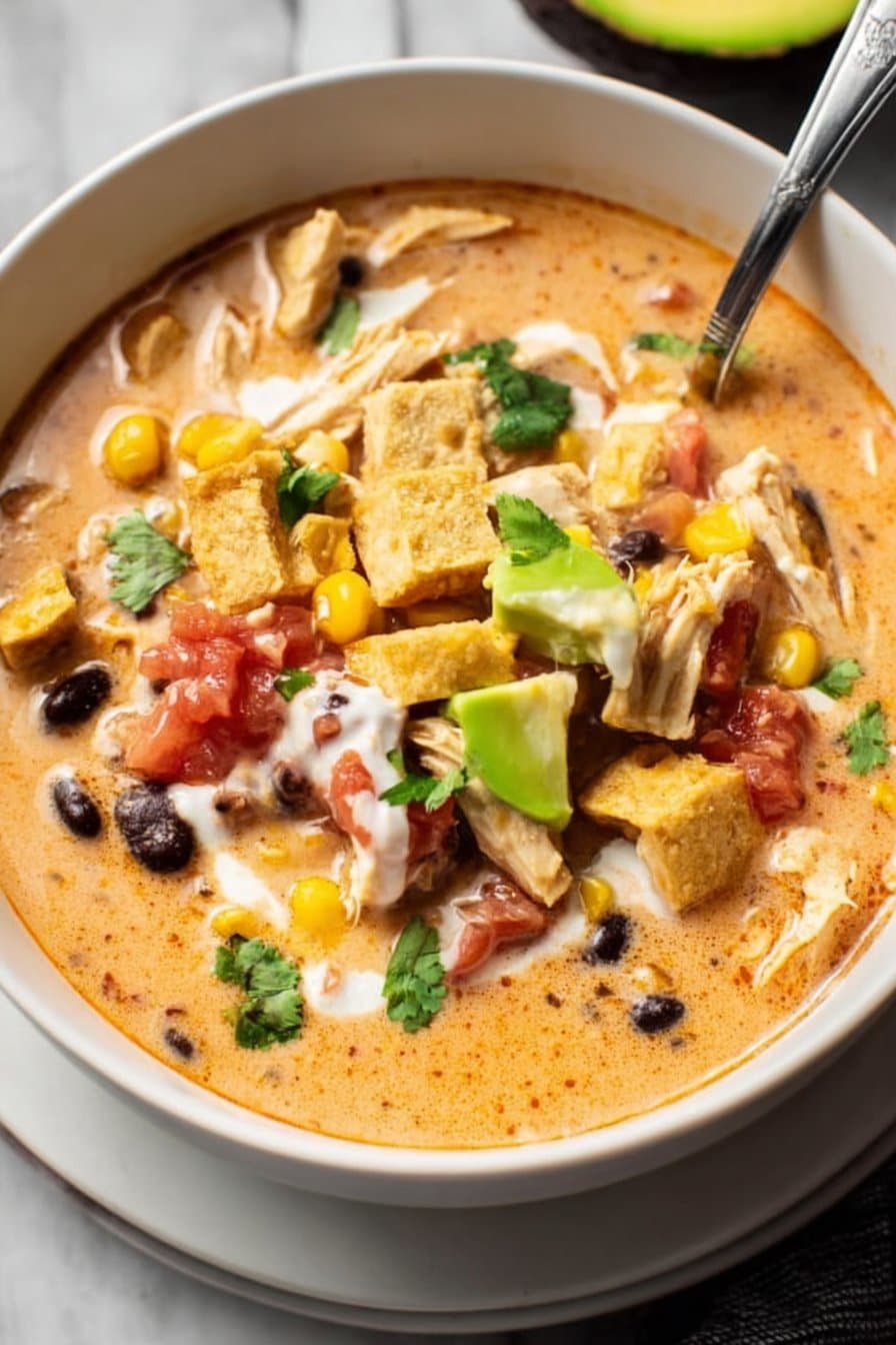 Easy Chicken Taco Soup