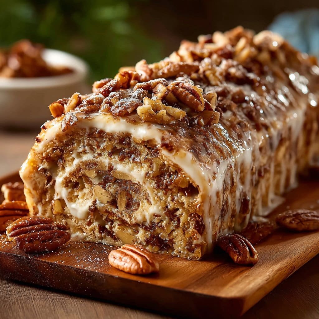 Nana’s 3-Ingredient Pecan Log
