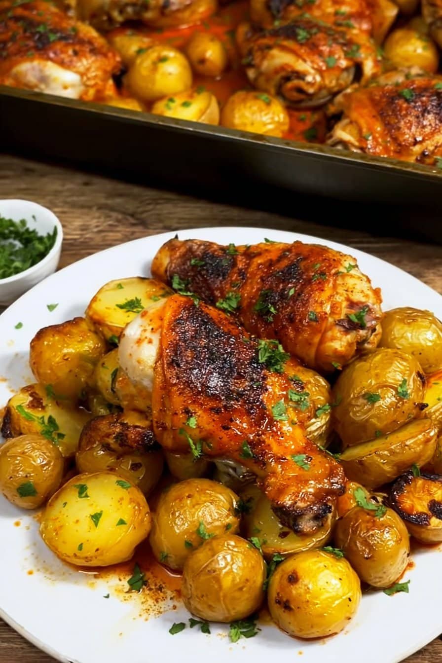 One Pan Chicken And Potatoes