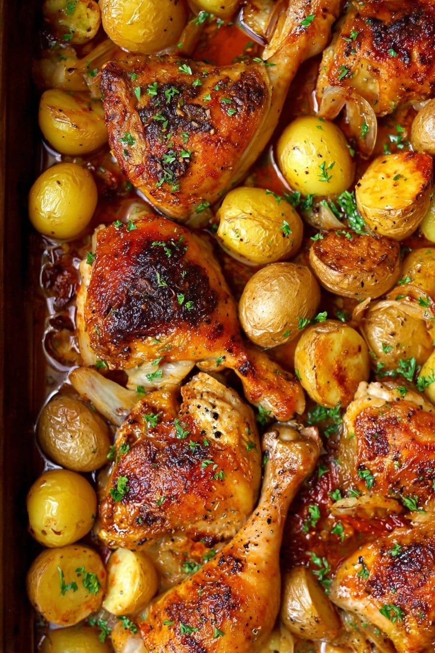 One Pan Chicken And Potatoes