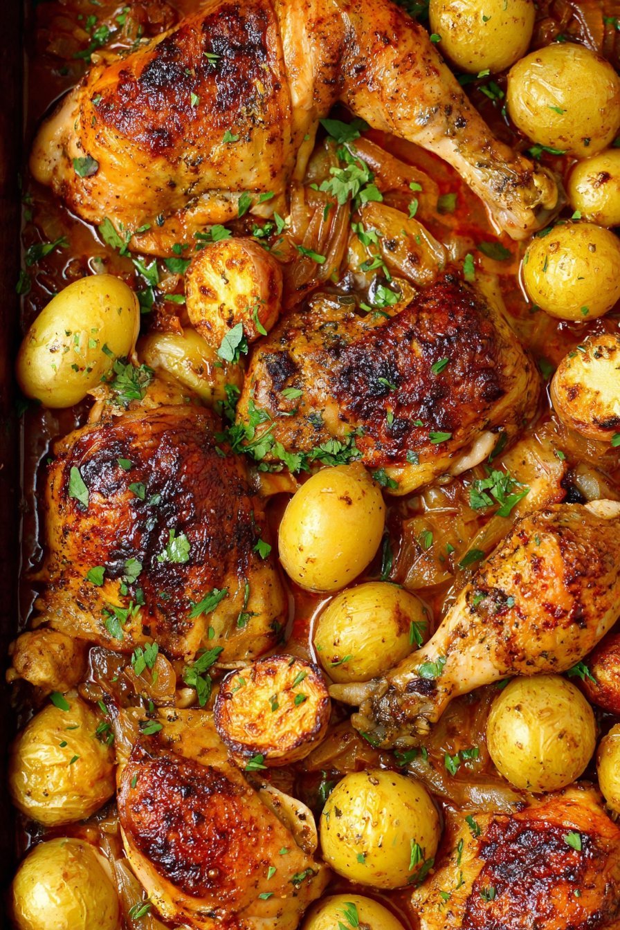 One Pan Chicken And Potatoes