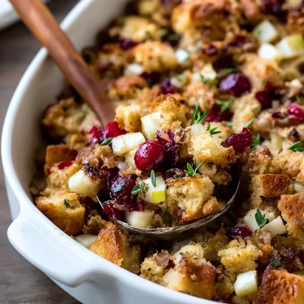 Apple Cranberry Stuffing Recipe