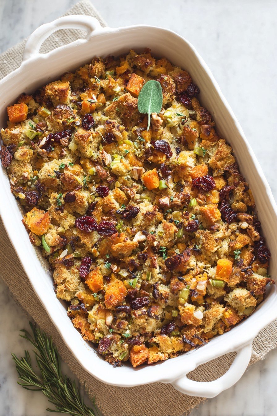 Butternut Squash, Date & Apple Stuffing