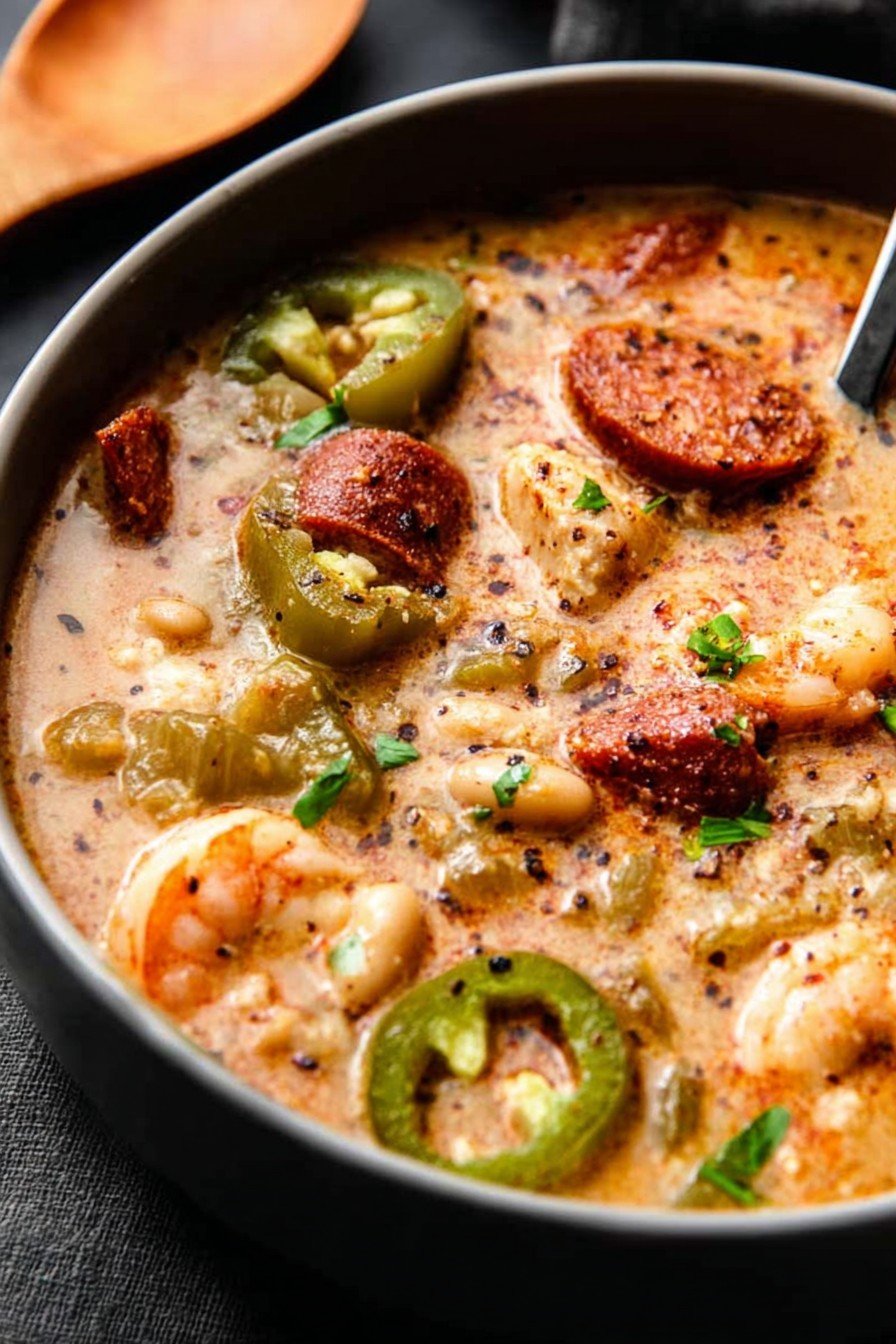 Cajun White Chicken Chili
