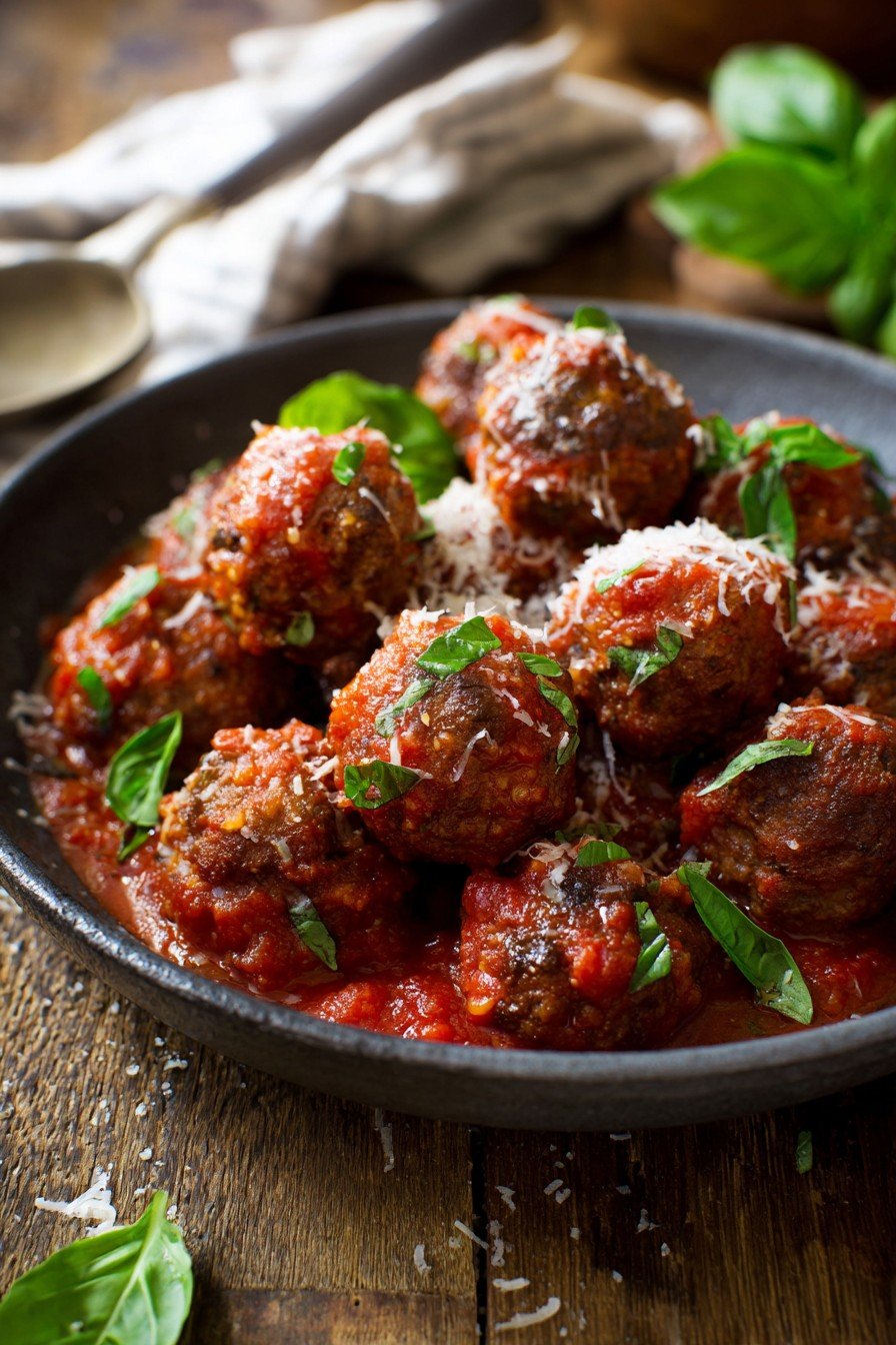 Easy Homemade Meatballs