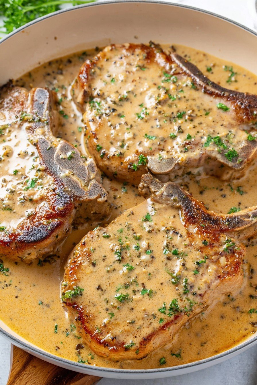 Garlic Parmesan Pork Chops
