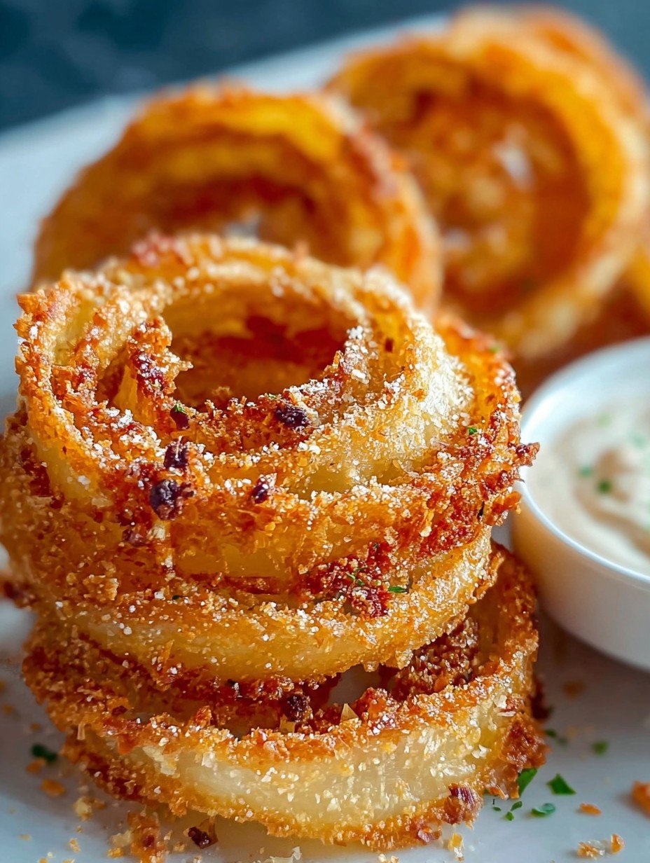 Viral Parmesan Onion Rings