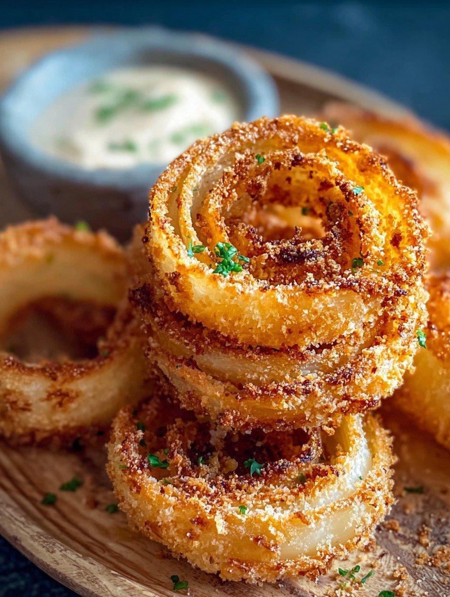Viral Parmesan Onion Rings