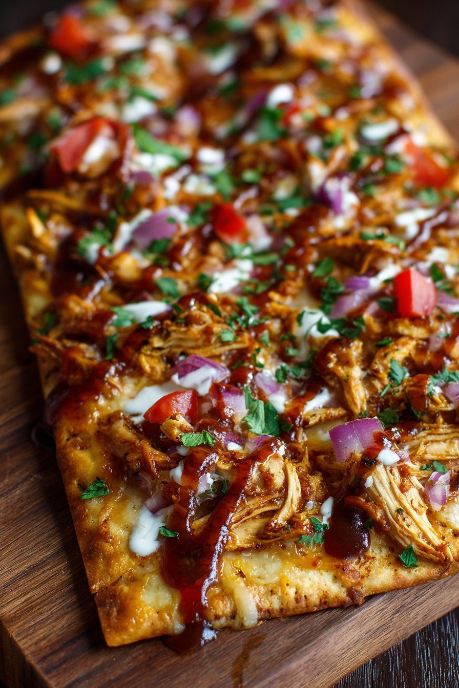 BBQ Chicken Flatbread