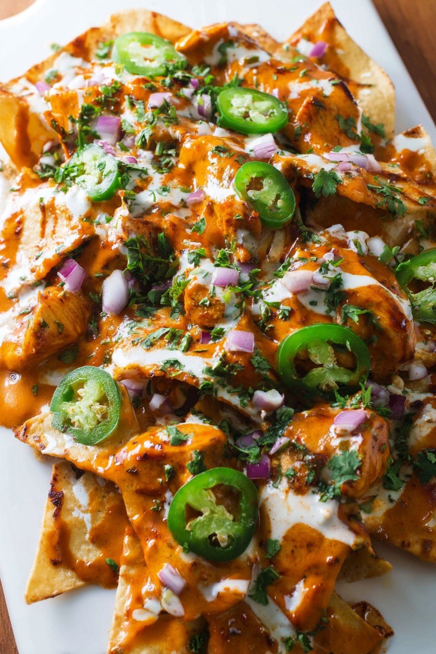 Butter Chicken Nachos