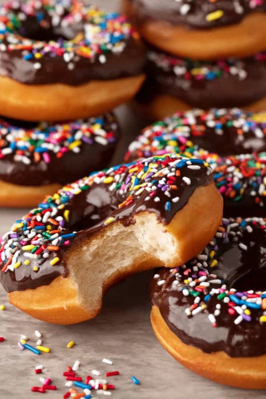 Chocolate Frosted Donuts