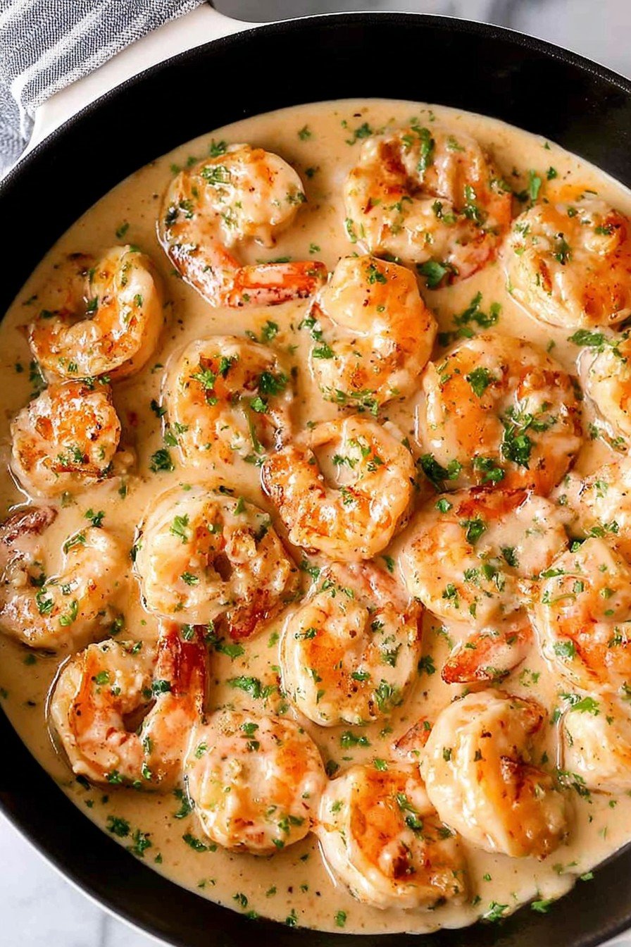 Creamy Garlic Shrimp