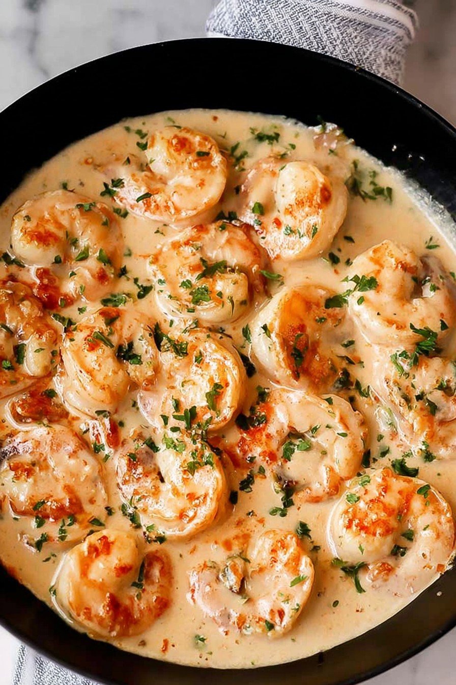 Creamy Garlic Shrimp
