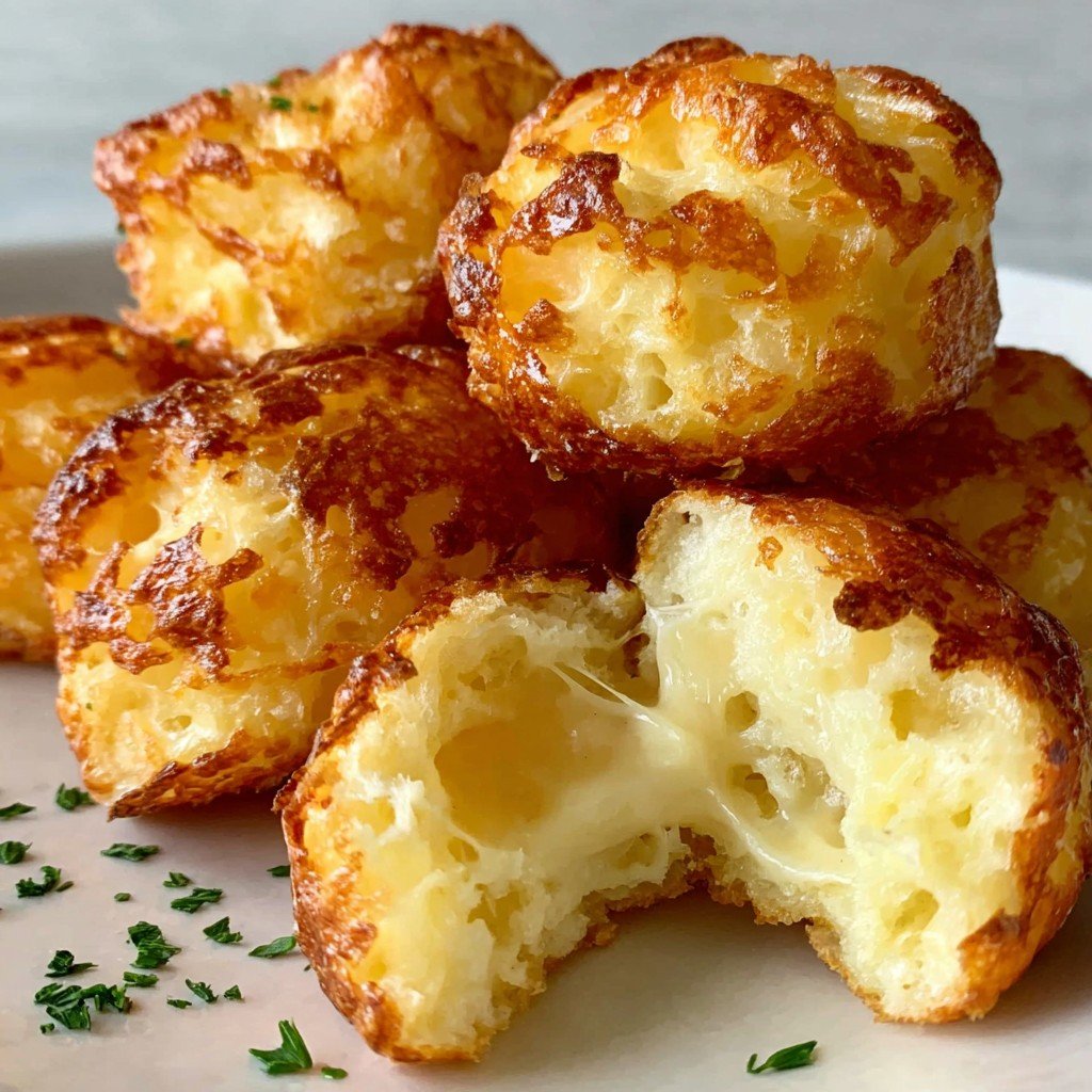 Crispy Mashed Potato Cheese Puffs