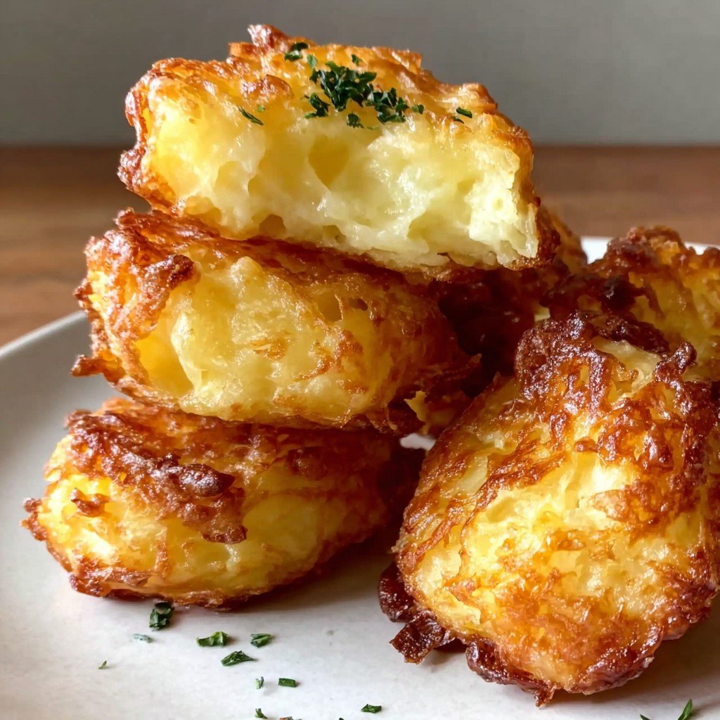 Crispy Mashed Potato Cheese Puffs
