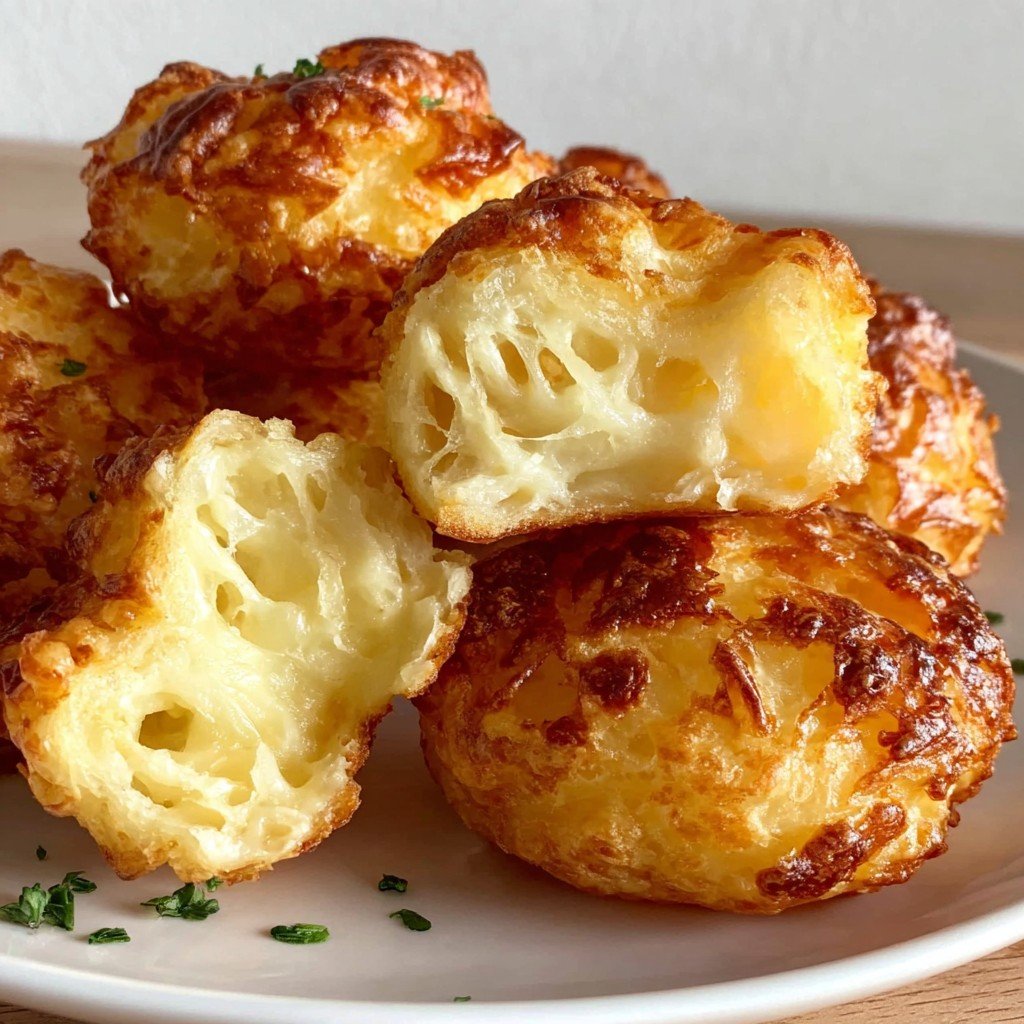 Crispy Mashed Potato Cheese Puffs