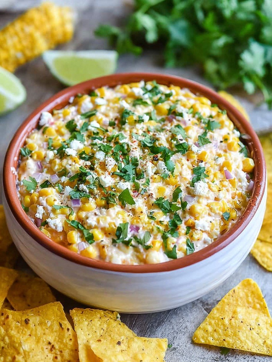 Crowd-Pleasing Mexican Street Corn Dip Recipe For Party Night