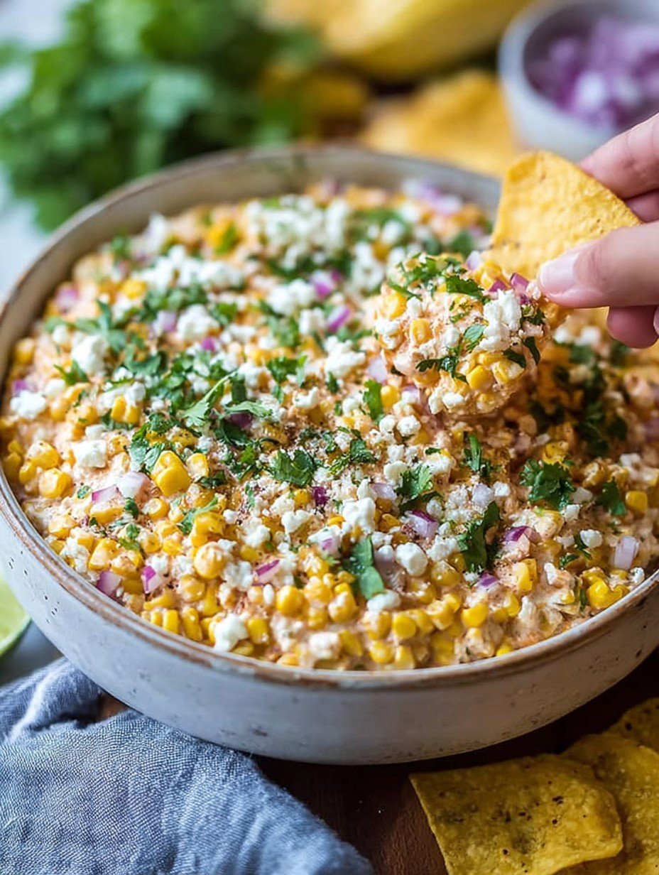 Crowd-Pleasing Mexican Street Corn Dip Recipe For Party Night