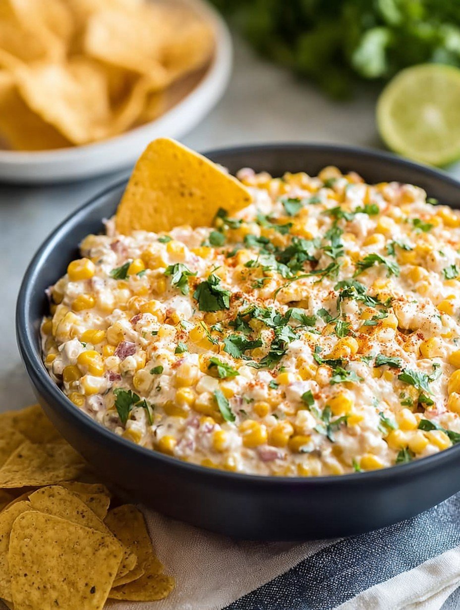Crowd-Pleasing Mexican Street Corn Dip Recipe For Party Night