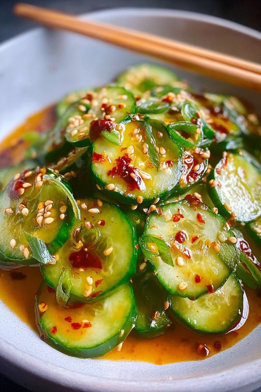 Easy Asian Cucumber Salad