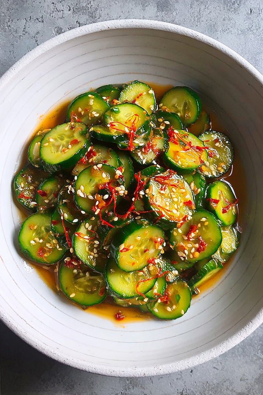 Easy Asian Cucumber Salad