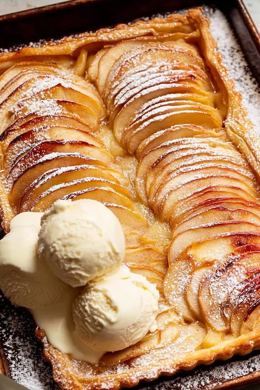Easy French apple tart