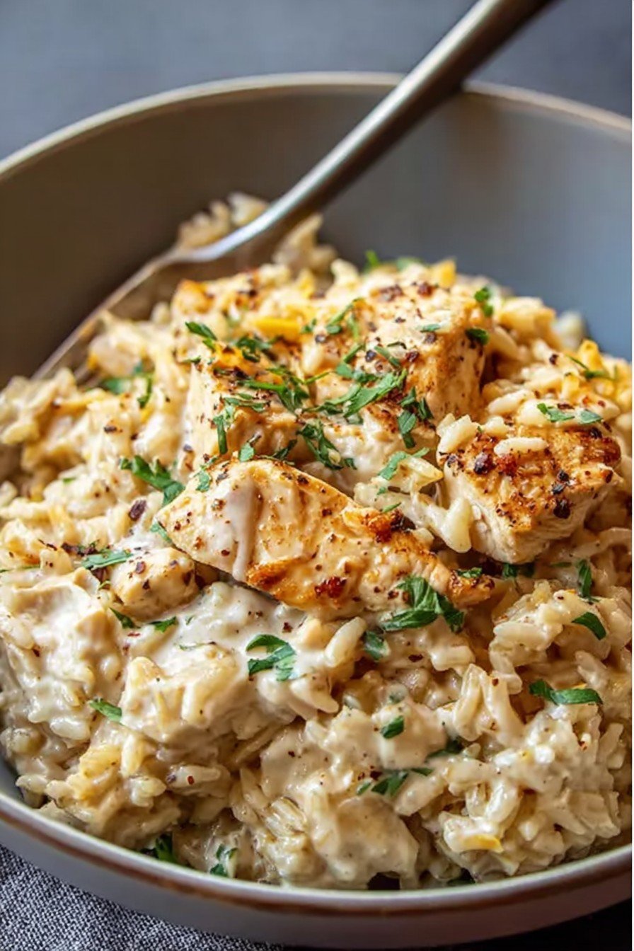 Instant Pot Creamy Chicken and Rice