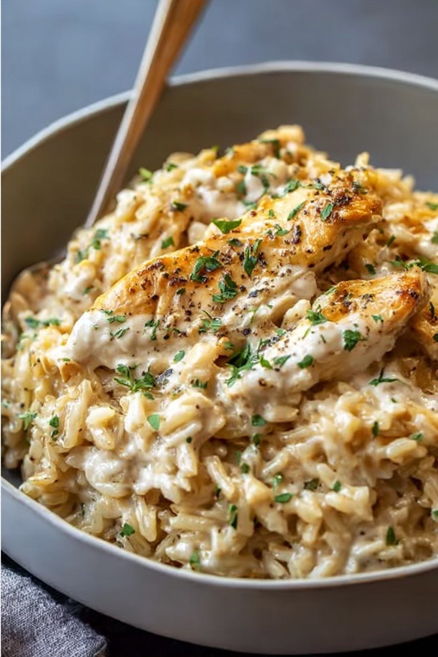 Instant Pot Creamy Chicken and Rice