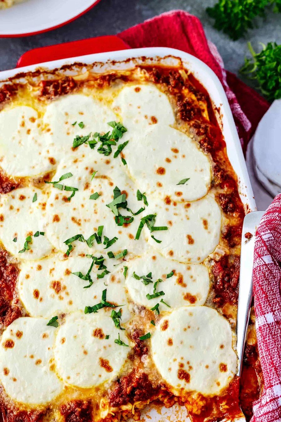 Keto Lasagna with Palmini Noodles