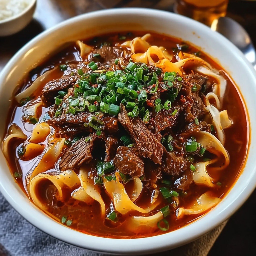 Korean Beef Noodles: Slow Cooker Comfort