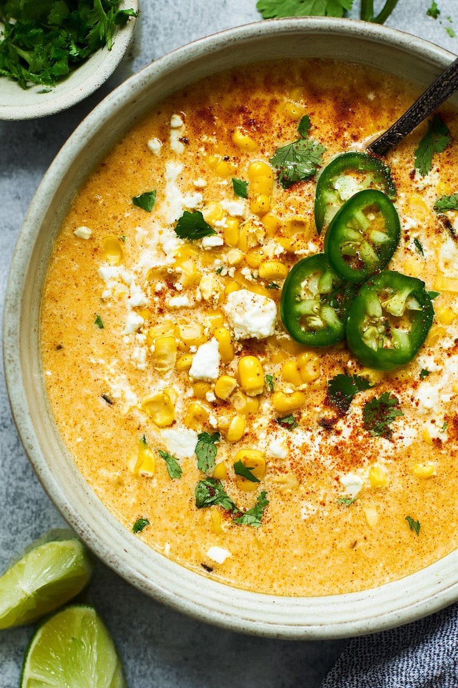 Mexican Street Corn Soup