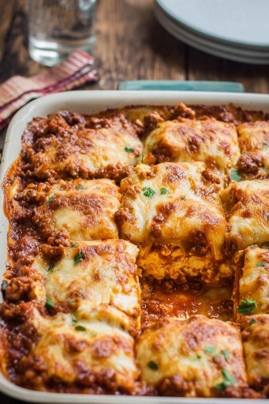 Mom’s Cottage Cheese Lasagna