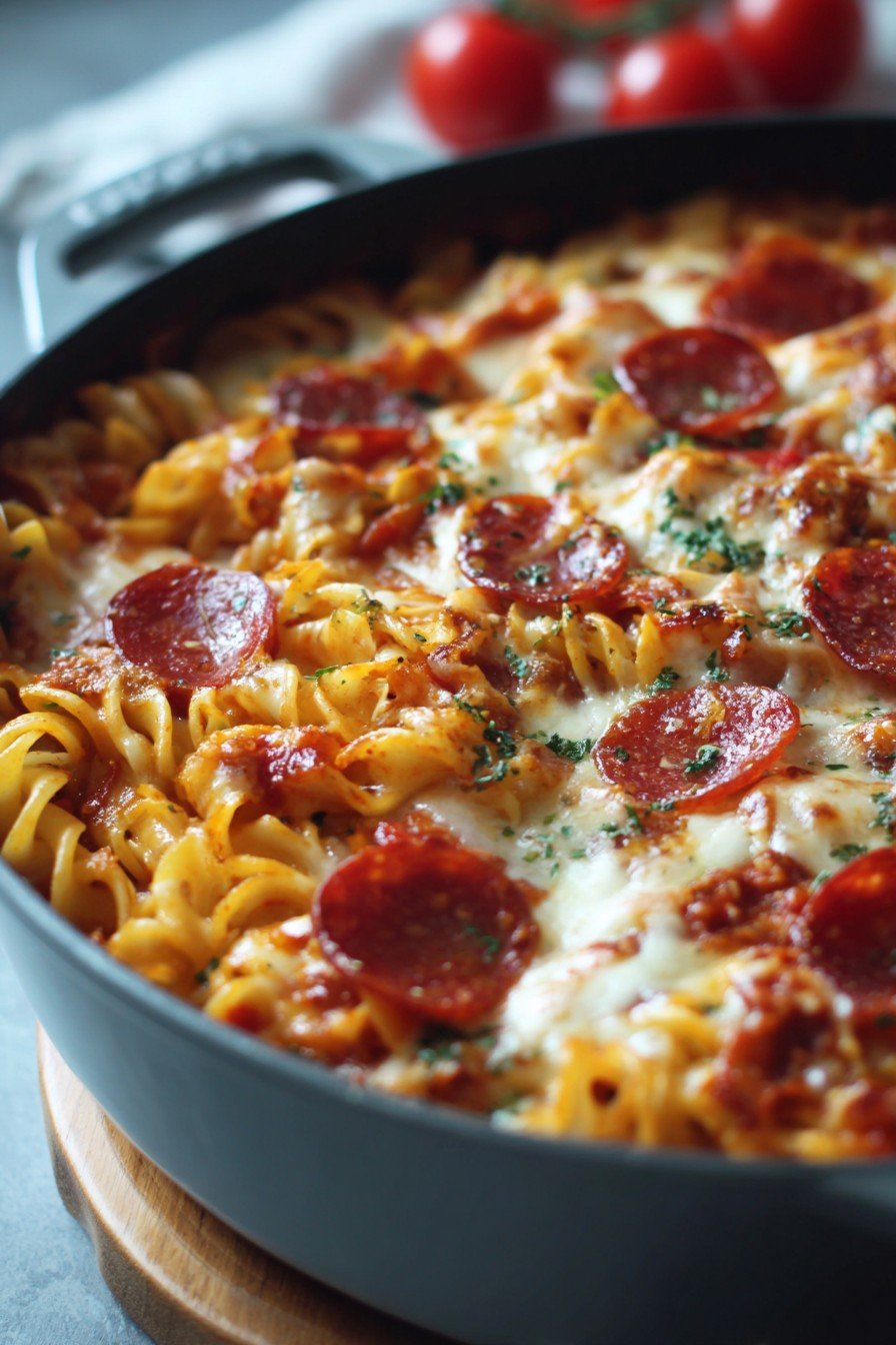 One-Pot Pizza Pasta