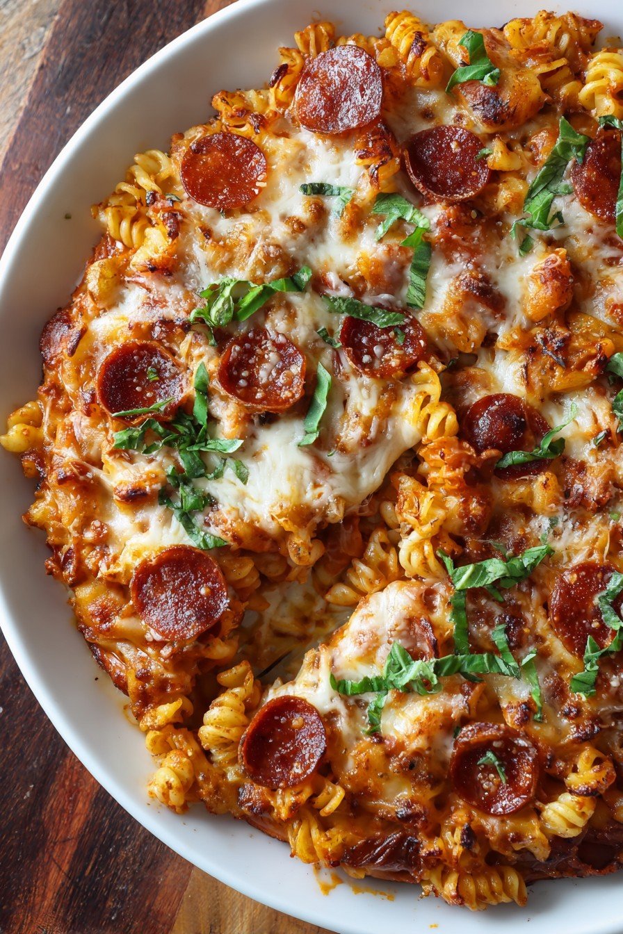 One-Pot Pizza Pasta