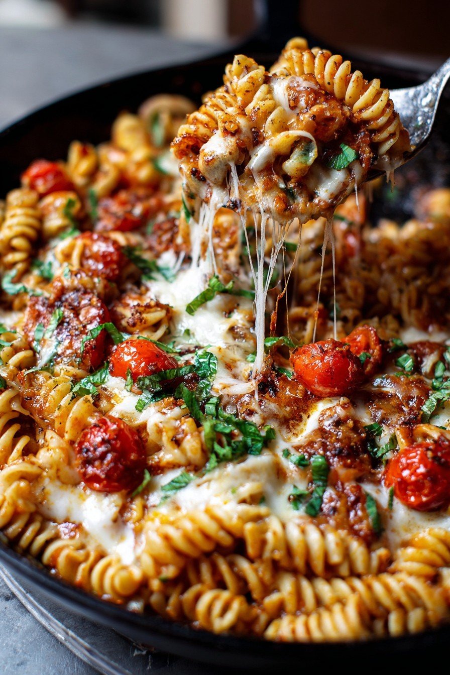 One-Pot Pizza Pasta