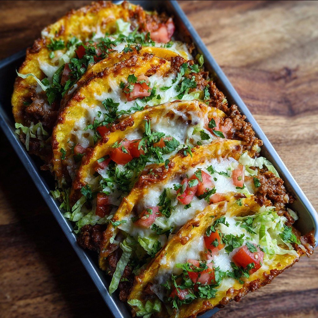 Oven-Baked Cheesy Tacos