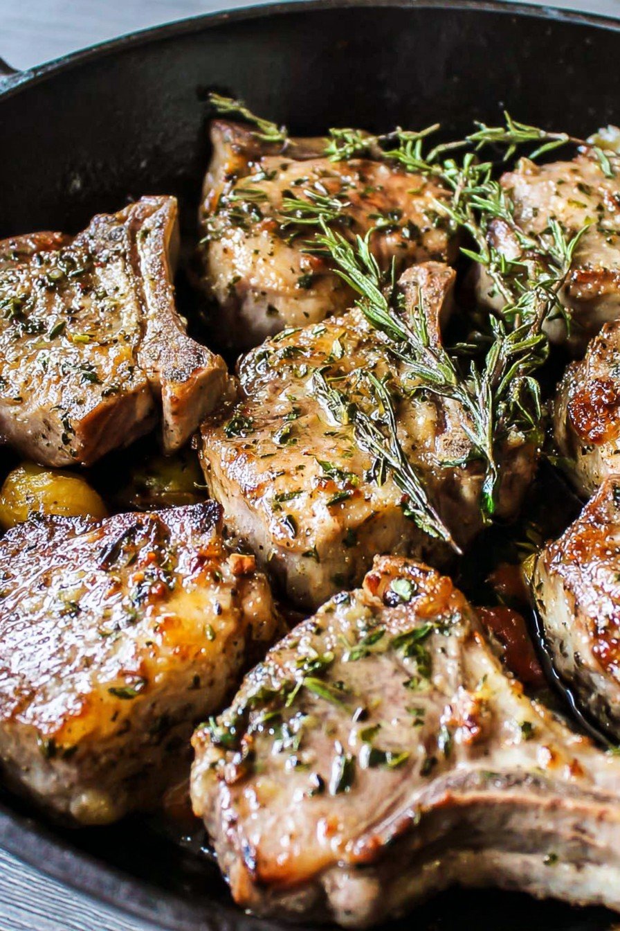 Pan Seared Lamb Chops