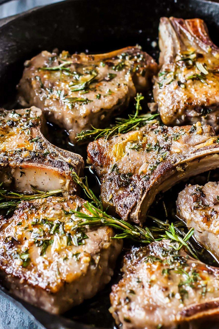 Pan Seared Lamb Chops