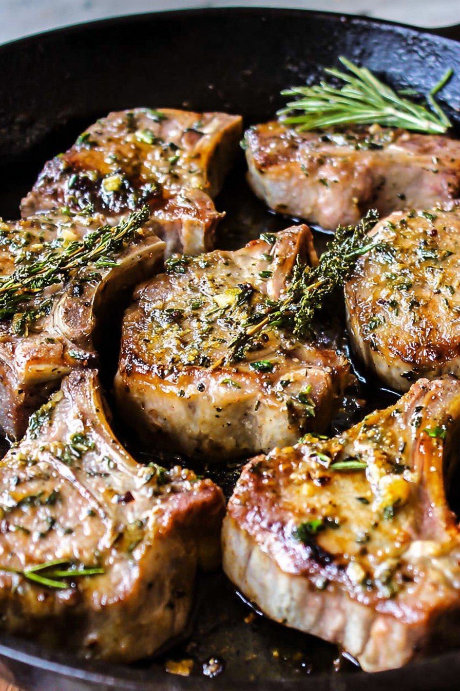 Pan Seared Lamb Chops