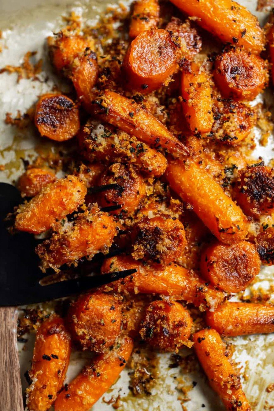 Parmesan Crusted Carrots