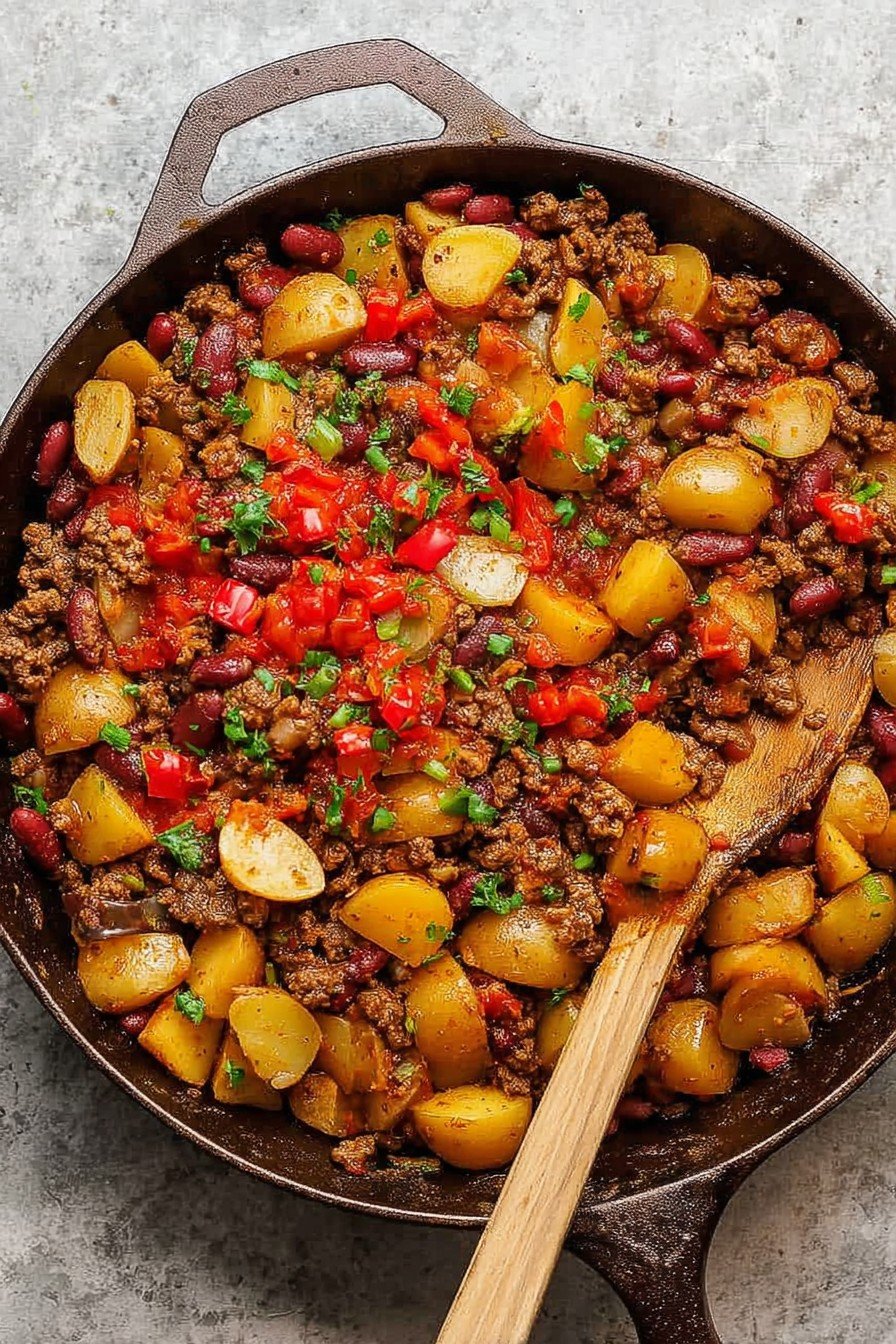 Potato Chili Skillet (Hearty One-Pan Dinner)