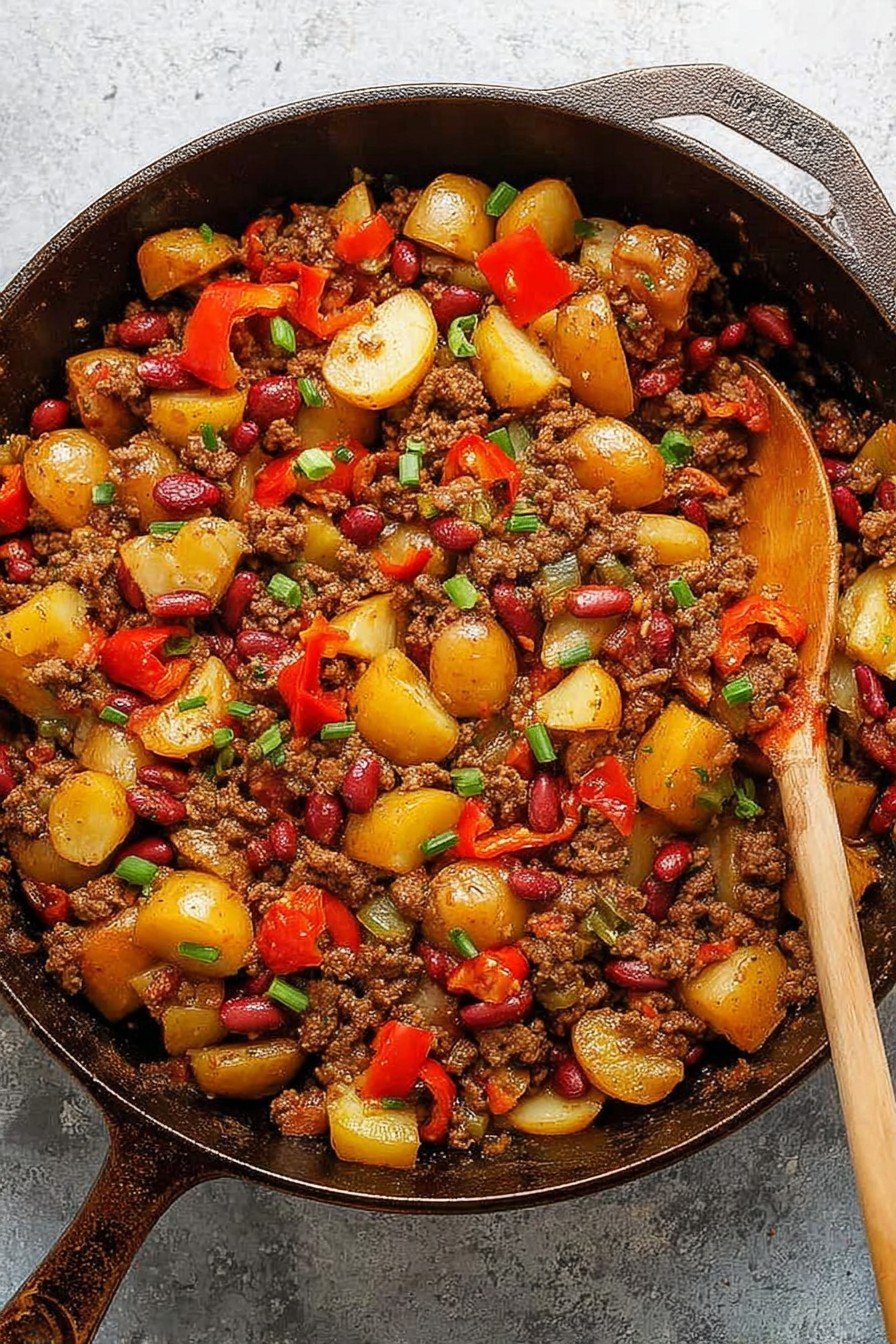 Potato Chili Skillet (Hearty One-Pan Dinner)