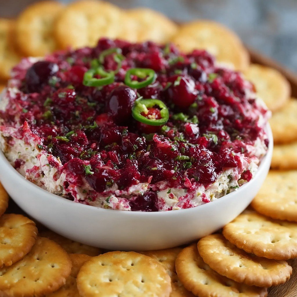 Spicy Cranberry Jalapeno Dip (Perfect for Holidays)