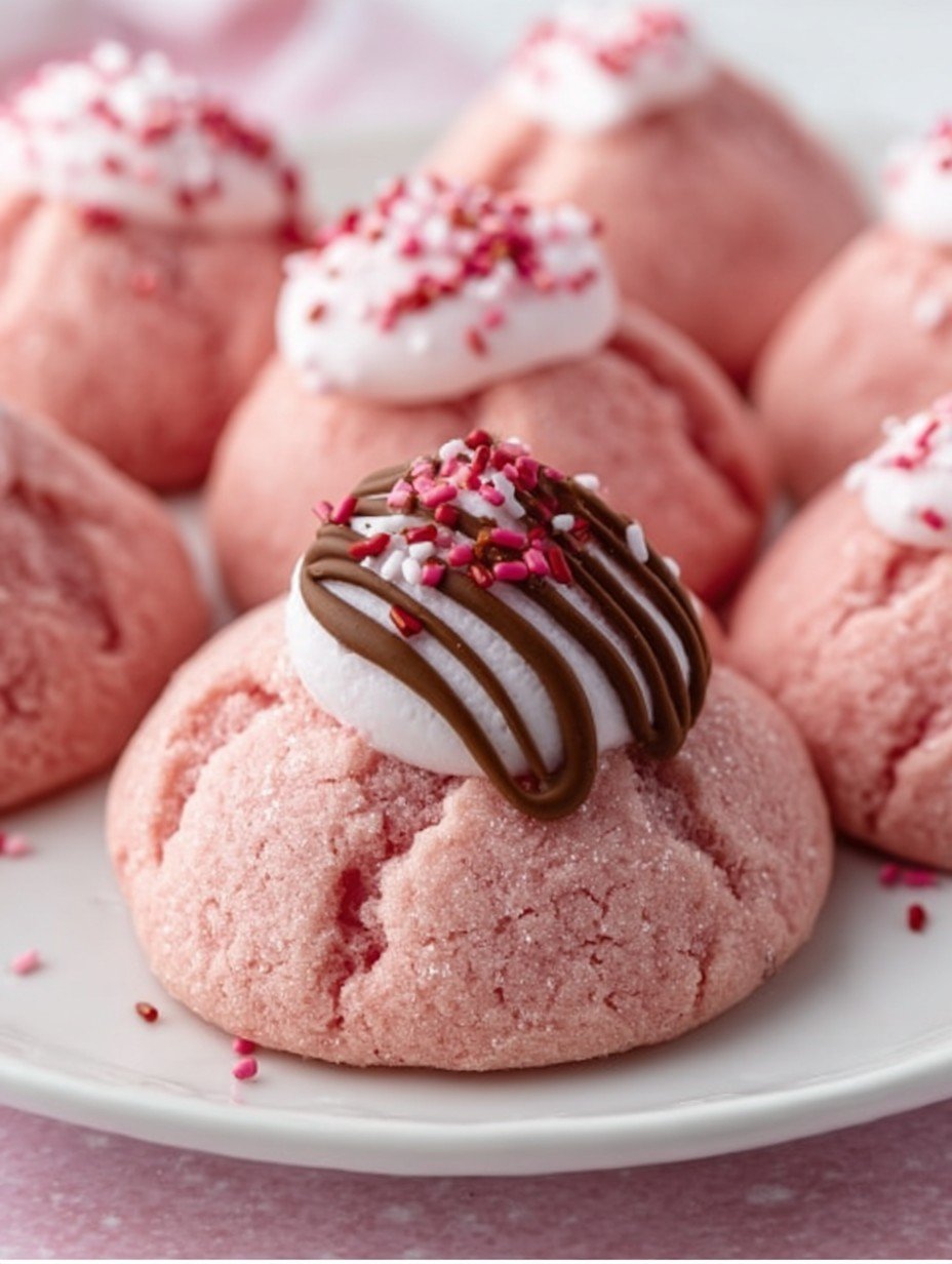 Strawberry Kiss Cookies Recipe