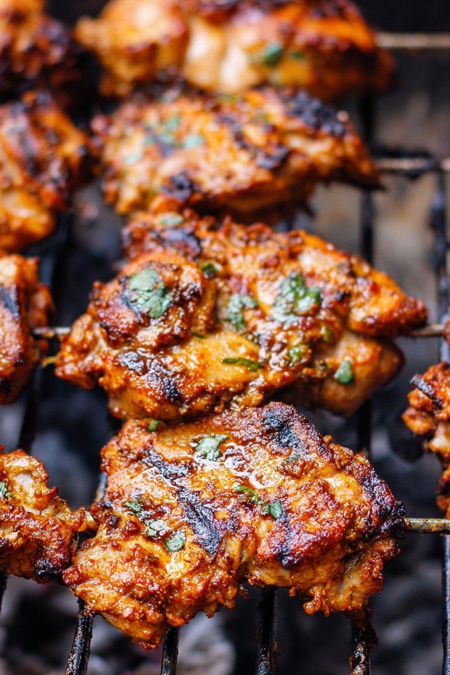 Grilled Boneless Chicken Thighs