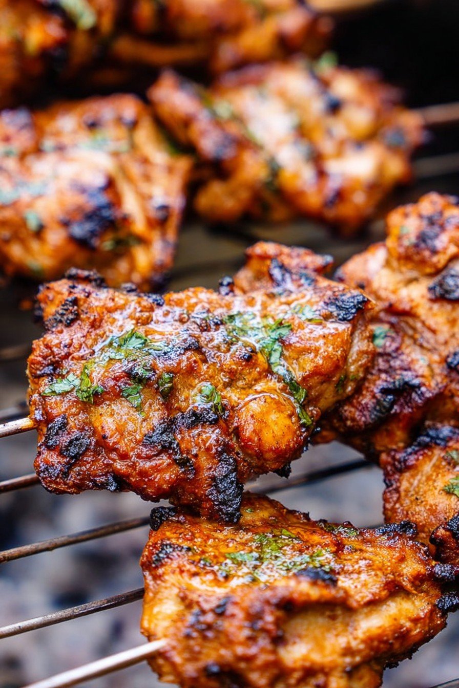 Grilled Boneless Chicken Thighs