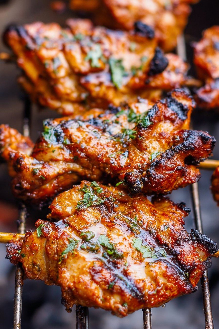 Grilled Boneless Chicken Thighs