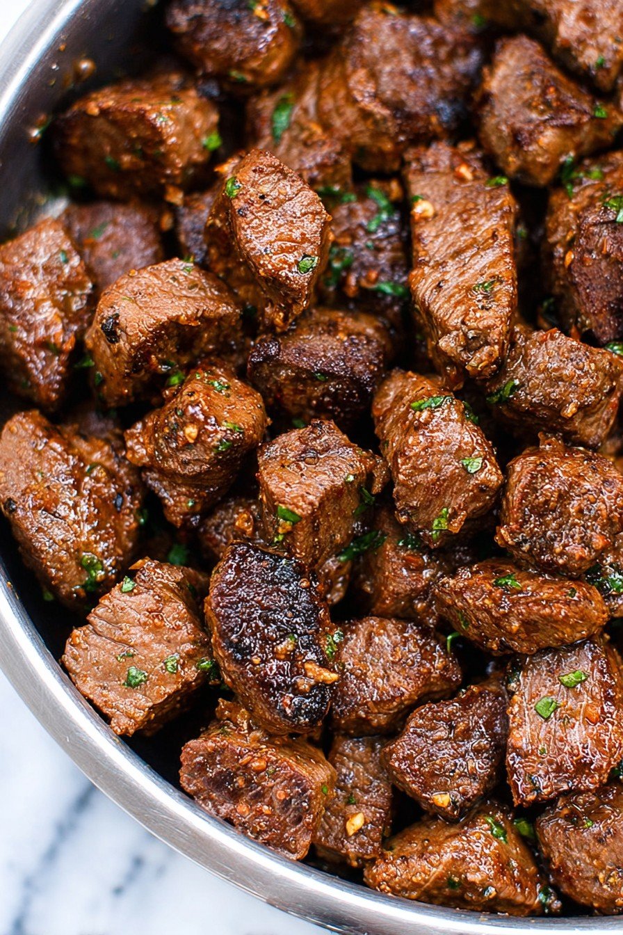 Juicy Garlic Butter Steak Bites