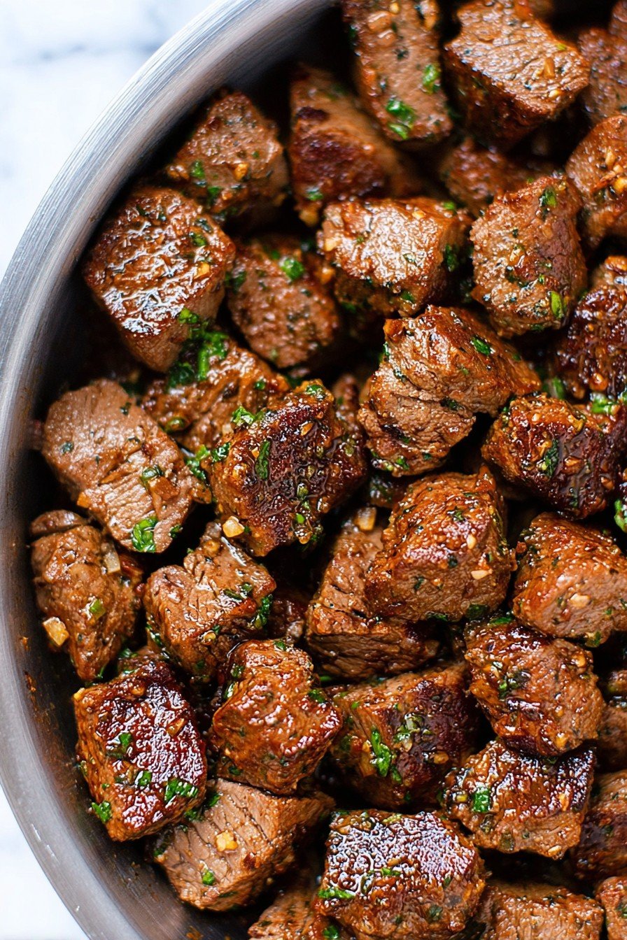 Juicy Garlic Butter Steak Bites