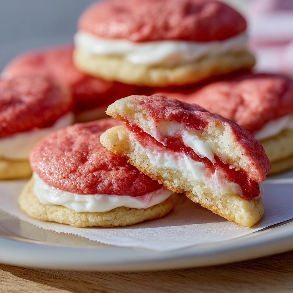 Strawberry Cheesecake Cookies